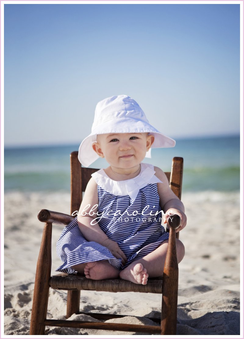 Morgan 6 months: Panama City Beach Portraits